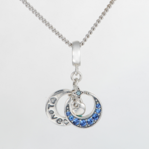 Pandantiv Luna si stea - Love din argint [1]