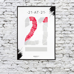 Cadouri amuzante - Poster razuibil 21 de lucruri de facut la 21