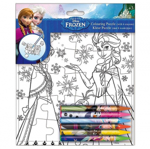 Cadouri Smart Kids - Puzzle de colorat Frozen 3+