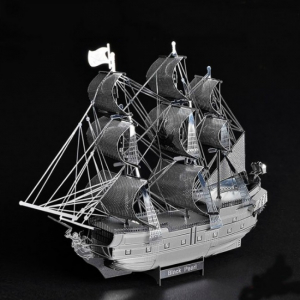 Puzzle metalic nano 3D  – Corabia Black Pearl [1]