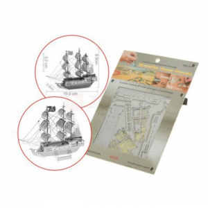 Puzzle metalic nano 3D  – Corabia Black Pearl [3]