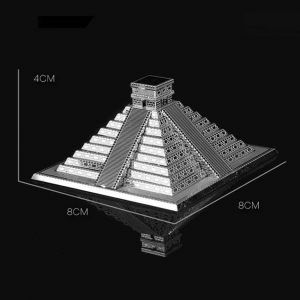 Puzzle metalic nano 3D - Piramida Maya [2]