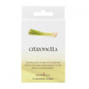 Rasfat si relaxare - Set 15 conuri parfumate Citronella