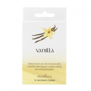 Cadouri exotice - Set 15 conuri parfumate Vanilie