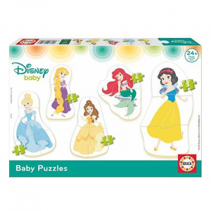 Cadouri Smart Kids - Set 5 Puzzle-uri baby Printese Disney 2+