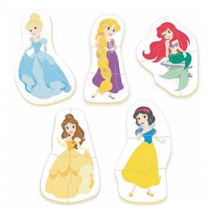 Set 5 Puzzle-uri baby Printese Disney 2+ [1]