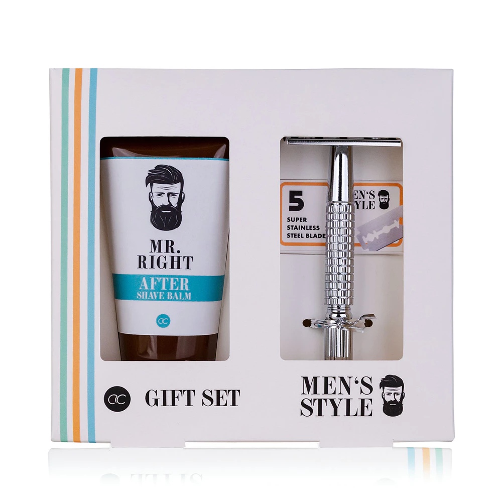 Cadouri Valentine's Day - Set cadou MEN'S STYLE - Set pentru barbierit in cutie cadou