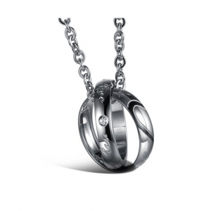 Set Coliere cuplu Eternity Love [2]