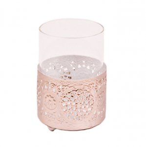 Cadouri si decoratiuni Paste - Suport lumanare Rose Bronz H