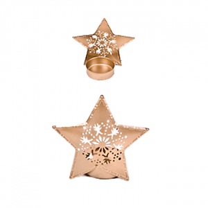 Cadouri Casa - Suport lumanare Star Goldy