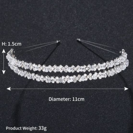 Tiara mireasa Sparkling [3]