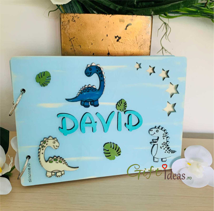 Caiet amintiri, guestbook, Dinozauri veseli [2]