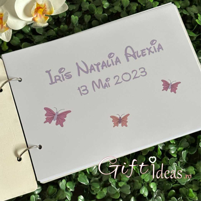 Caiet de Amintiri cu Fluturi, Personalizat [3]
