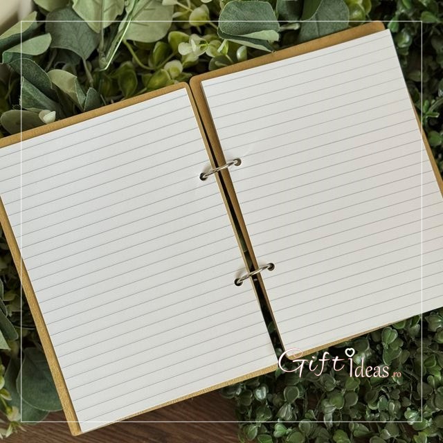 Caiet de retete auriu, personalizat [5]