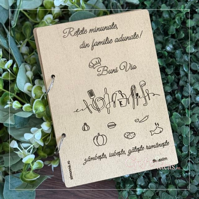 Caiet de retete auriu, personalizat [7]