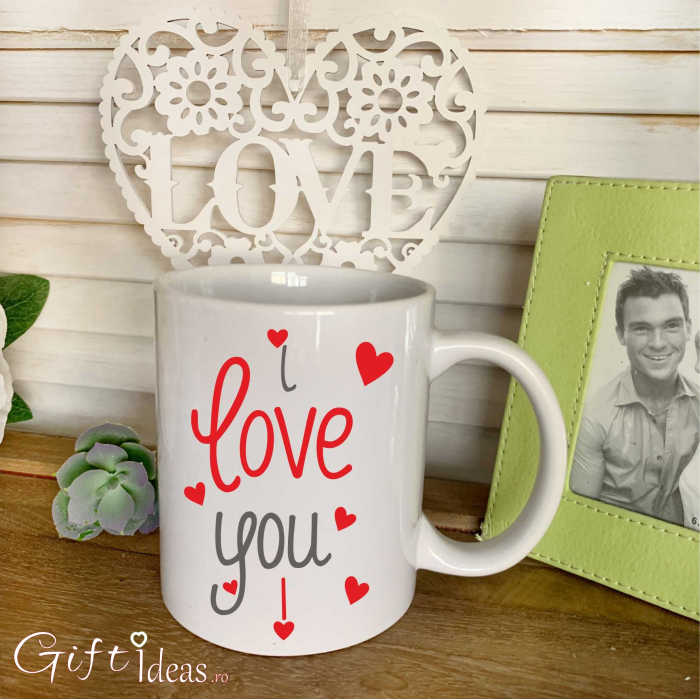Cana personalizata, I love you [3]