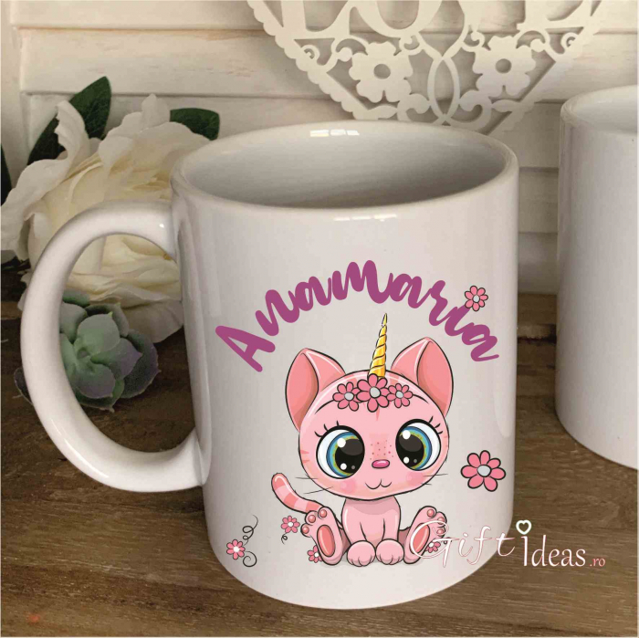 Cana Pisi unicorn, personalizata [3]