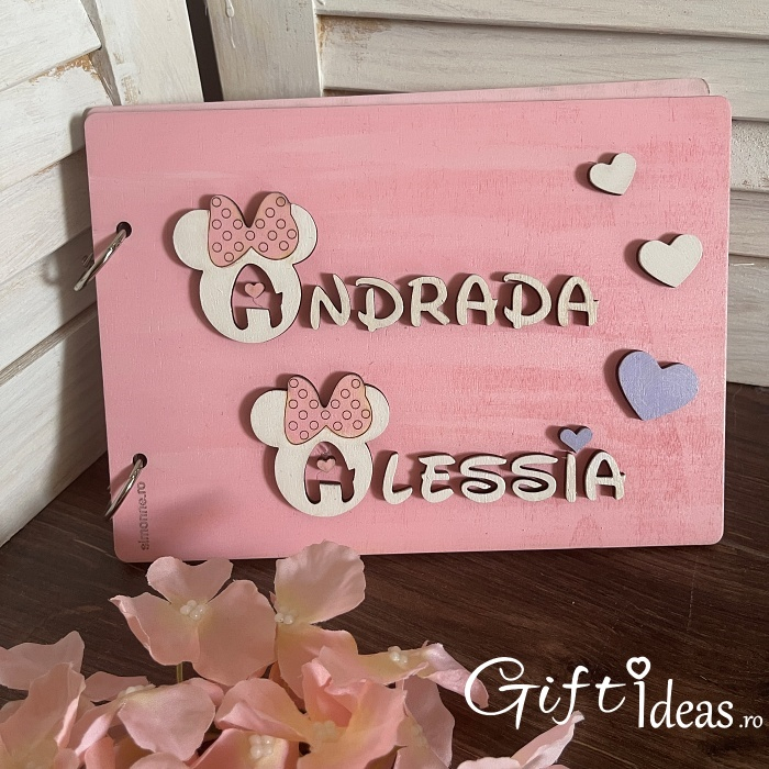Caiet de amintiri, guestbook, Minnie Mouse, personalizat [1]