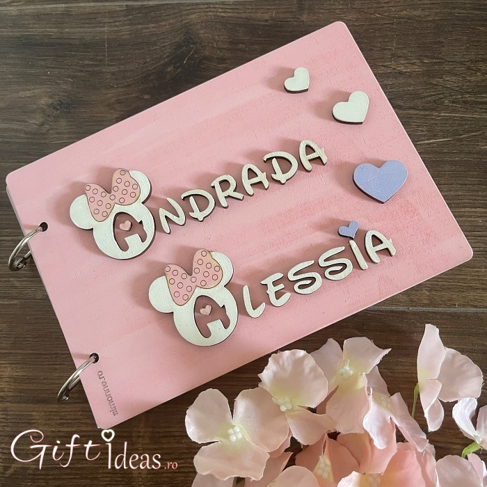 Caiet de amintiri, guestbook, Minnie Mouse, personalizat [2]