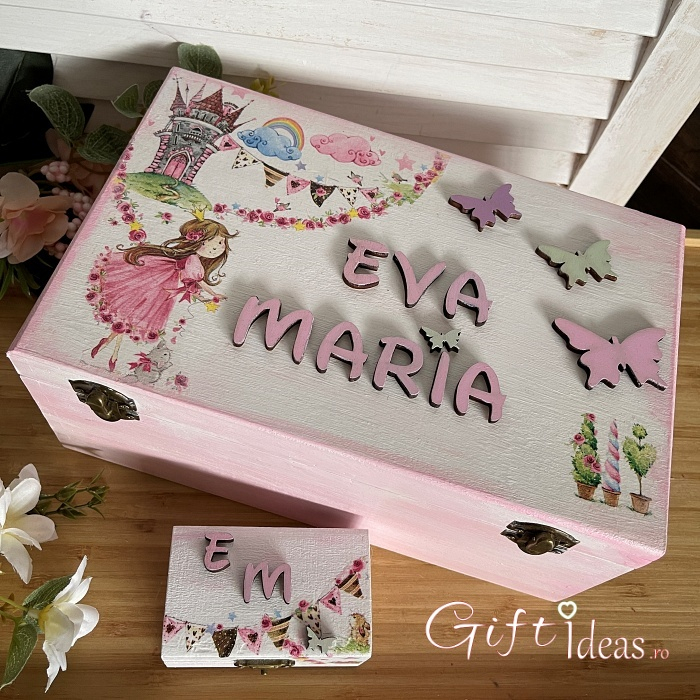Cutie amintiri personalizata, Printesa la castel [1]