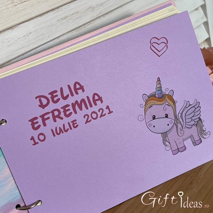 Caiet de amintiri, guestbook, Fetita cu Unicorn [3]