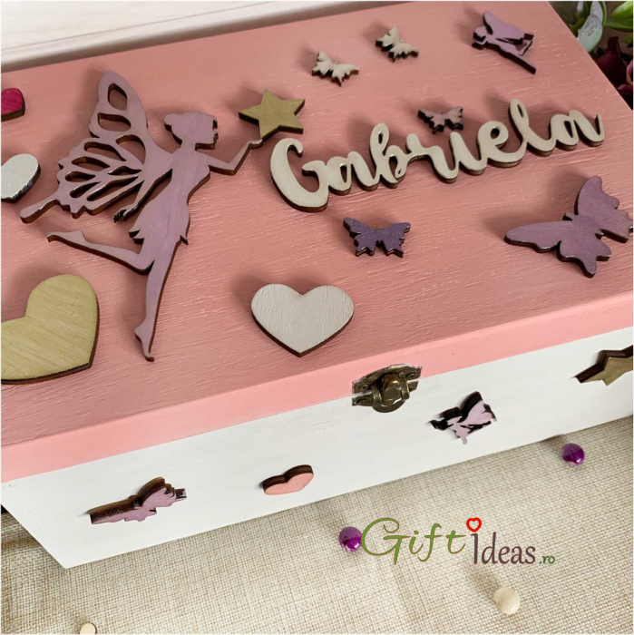 Cufar amintiri trusou botez Fairy, personalizat [2]