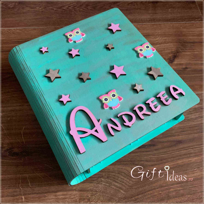 Cutie de amintiri personalizata, Bufnitel [1]