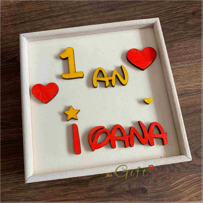 Cutie amintiri, mot turta, personalizata [2]