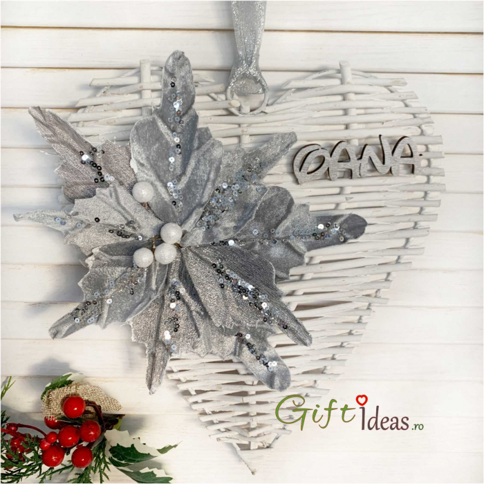 Decoratiune Craciun personalizata, Inima Casei [1]