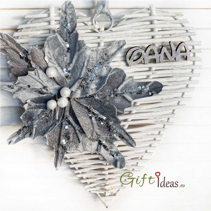 Decoratiune Craciun personalizata, Inima Casei [3]