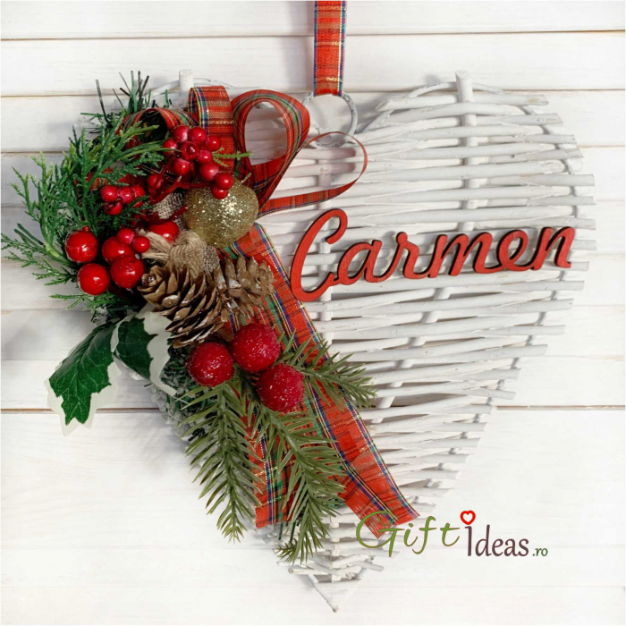 Decoratiune Craciun personalizata, Inima Casei [1]
