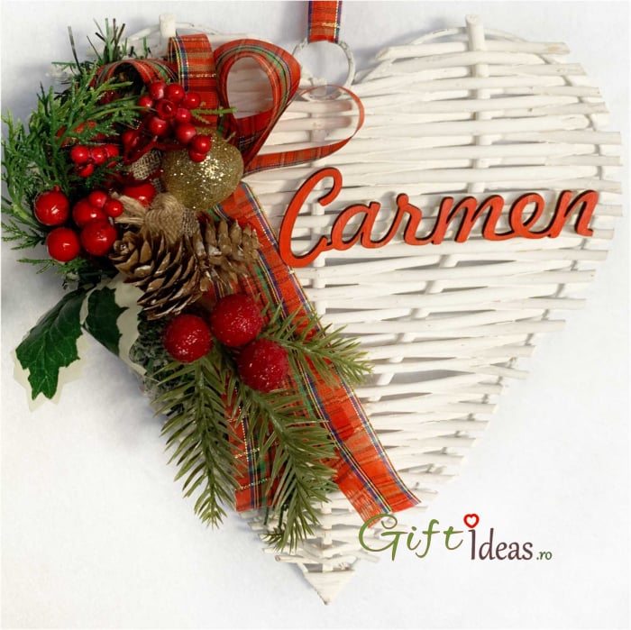 Decoratiune Craciun personalizata, Inima Casei [2]