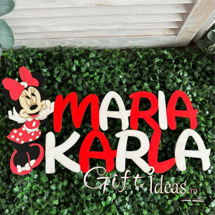 Decoratiune Minnie Mouse personalizata [2]