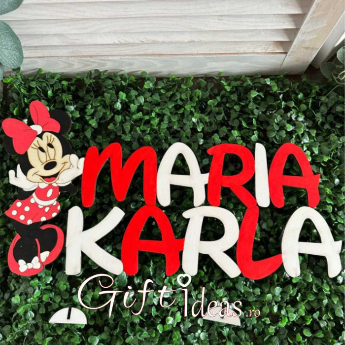 Decoratiune Minnie Mouse personalizata [4]