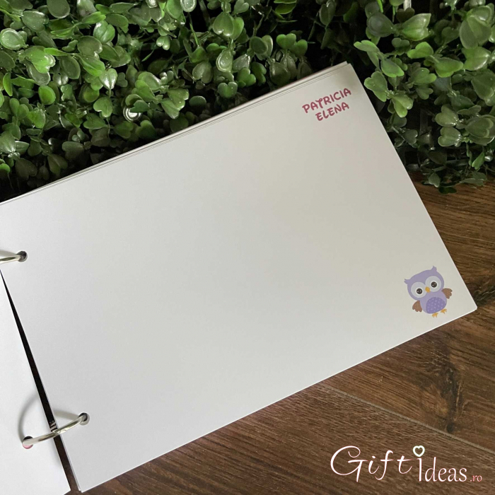 Caiet de amintiri, guestbook, agenda Bufnita [3]