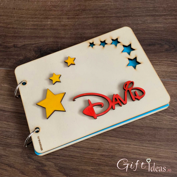Guest book botez coperti de lemn, Little Star [1]