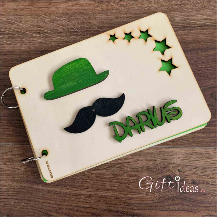 Guest book botez coperti de lemn, Little Man [1]