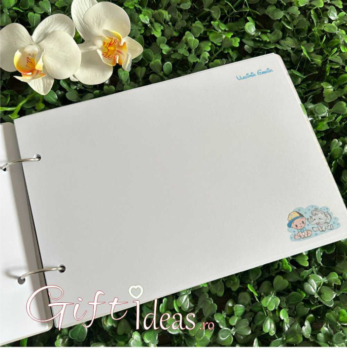 Guest Book Botez/Moț Băiețel – Format A5 Personalizat [4]
