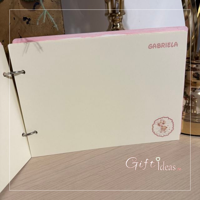 Guestbook, caiet amintiri personalizat Ursulina cu baloane [3]
