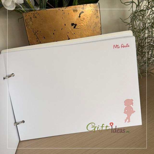 Guestbook Personalizat Balerină – Jurnalul Meu cu Amintiri [3]