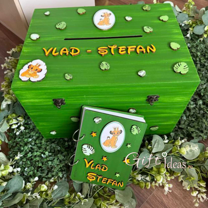 Set cadou amintiri personalizat - Simba Baby [5]