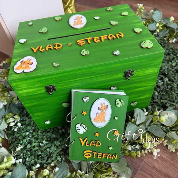 Set cadou amintiri personalizat - Simba Baby [3]