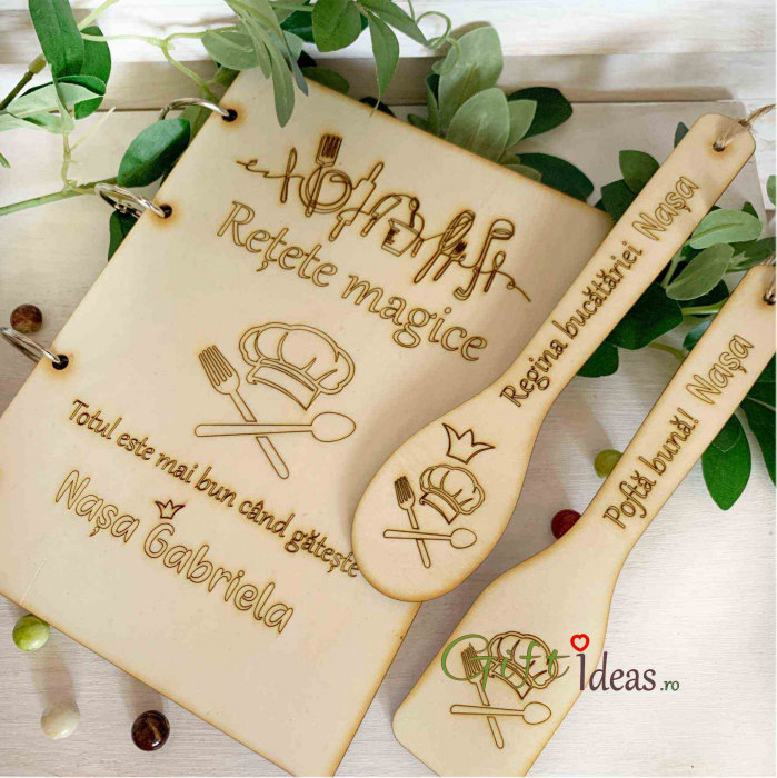 set caiet pentru retete si ustensile personalizate [1]