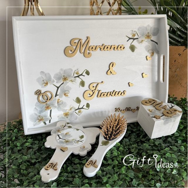 Set Gatitul Miresei, Orhidee alba [3]