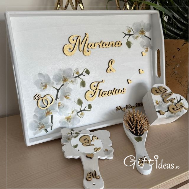 Set Gatitul Miresei, Orhidee alba [4]