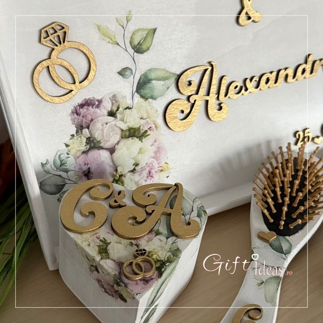 Set gatitul miresei, nunta, Romantic Roses [6]