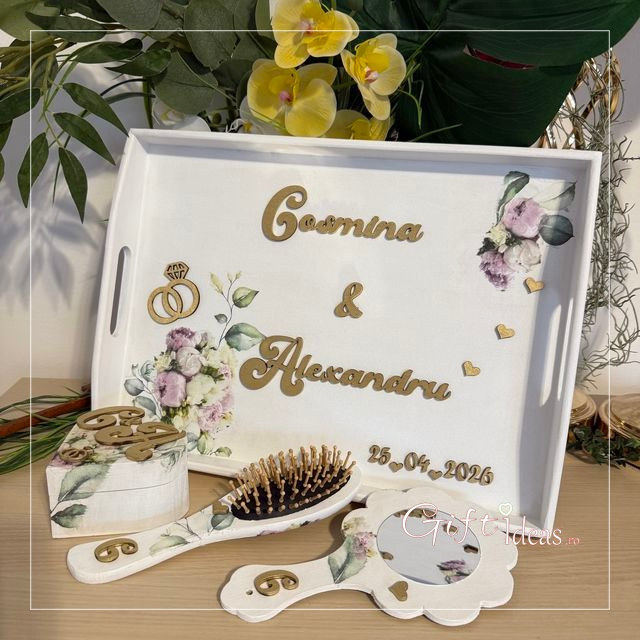 Set gatitul miresei, nunta, Romantic Roses [3]