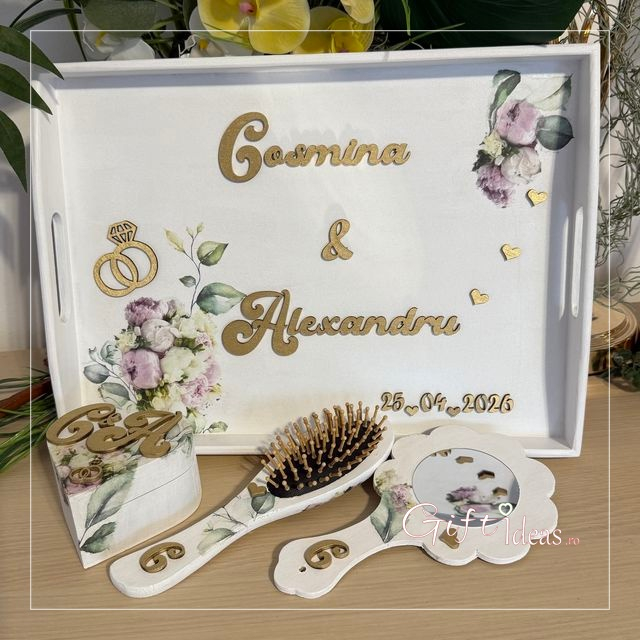 Set gatitul miresei, nunta, Romantic Roses [8]