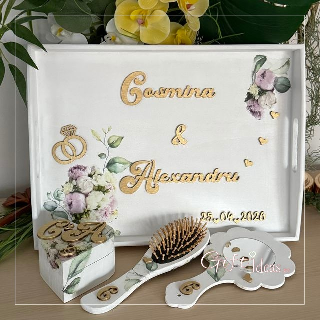 Set gatitul miresei, nunta, Romantic Roses [7]