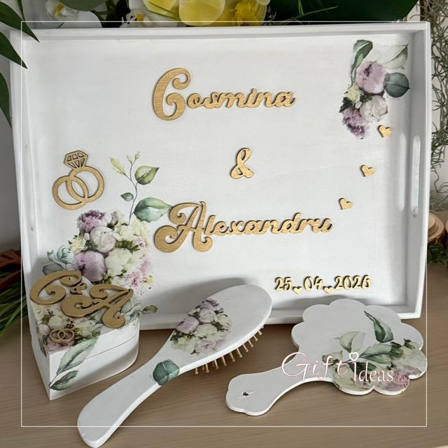 Set gatitul miresei, nunta, Romantic Roses [4]